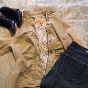 Beautiful khaki blazer sz L